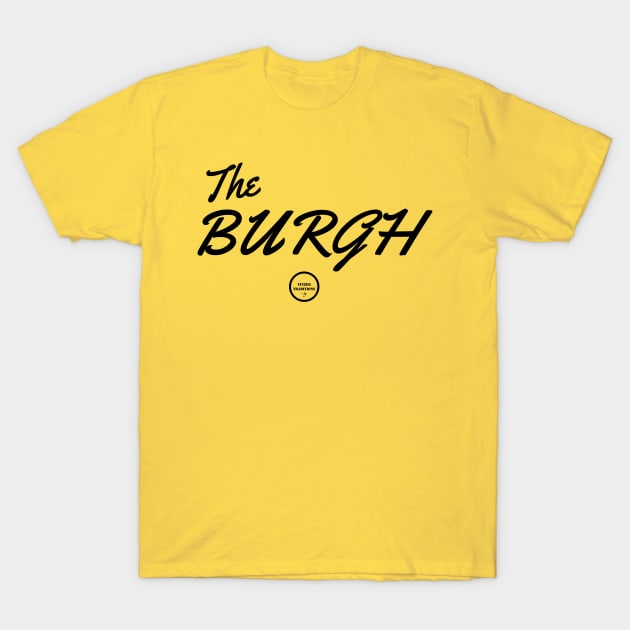 The Burgh Black T-Shirt by YinzerTraditions